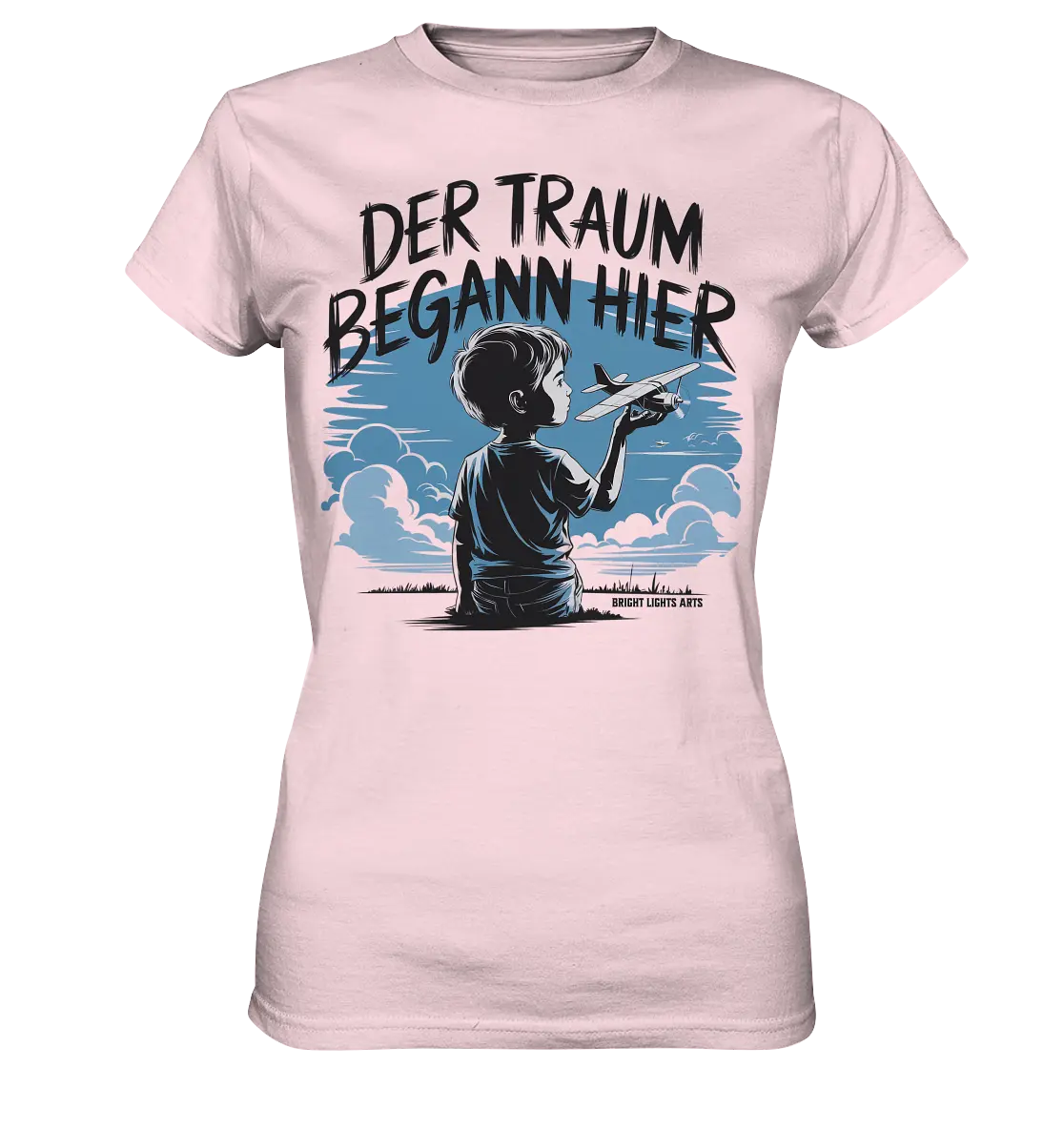 Der Traum begann hier – Inspiration & Kindheitserinnerungen - Ladies Premium Shirt Bright Lights Arts