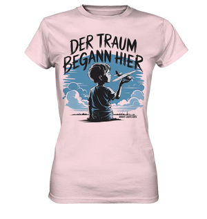Der Traum begann hier – Inspiration & Kindheitserinnerungen - Ladies Premium Shirt Bright Lights Arts