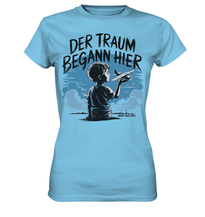 Der Traum begann hier – Inspiration & Kindheitserinnerungen - Ladies Premium Shirt Bright Lights Arts