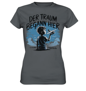 Der Traum begann hier – Inspiration & Kindheitserinnerungen - Ladies Premium Shirt Bright Lights Arts
