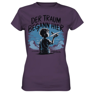 Der Traum begann hier – Inspiration & Kindheitserinnerungen - Ladies Premium Shirt Bright Lights Arts