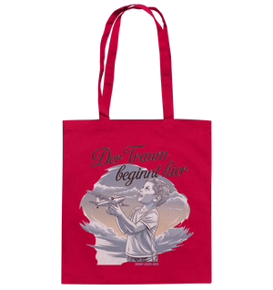 Der Traum beginnt hier – Inspiration & Kindheitserinnerungen - Baumwolltasche Bright Lights Arts