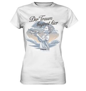 Der Traum beginnt hier – Inspiration & Kindheitserinnerungen - Ladies Premium Shirt Bright Lights Arts