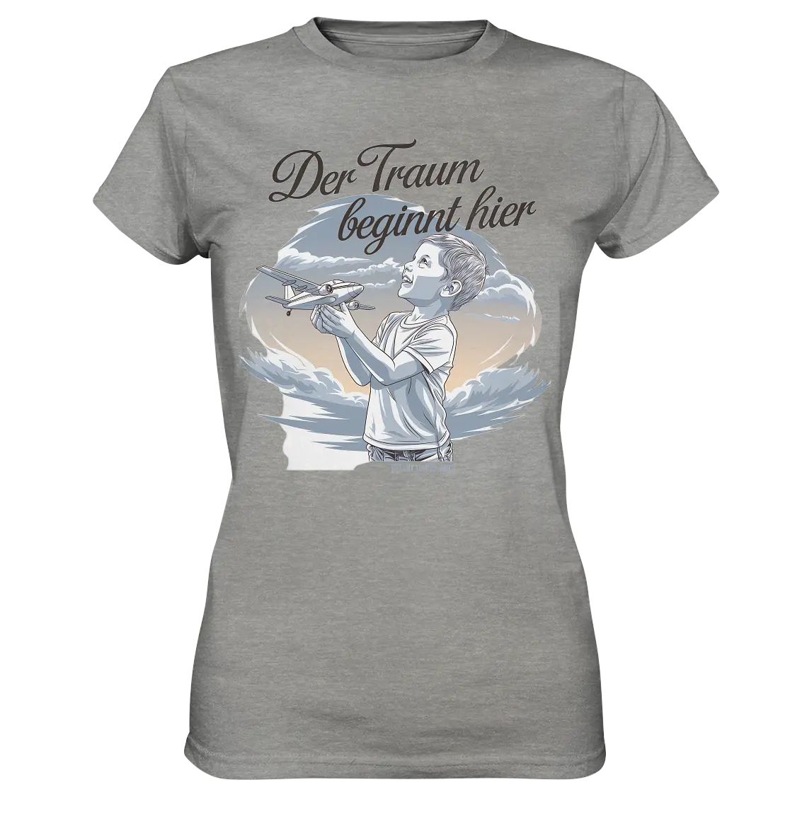 Der Traum beginnt hier – Inspiration & Kindheitserinnerungen - Ladies Premium Shirt Bright Lights Arts