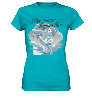 Der Traum beginnt hier – Inspiration & Kindheitserinnerungen - Ladies Premium Shirt Bright Lights Arts