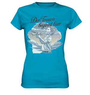 Der Traum beginnt hier – Inspiration & Kindheitserinnerungen - Ladies Premium Shirt Bright Lights Arts
