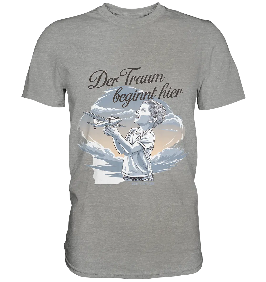 Der Traum beginnt hier – Inspiration & Kindheitserinnerungen - Premium Shirt Bright Lights Arts