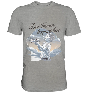 Der Traum beginnt hier – Inspiration & Kindheitserinnerungen - Premium Shirt Bright Lights Arts