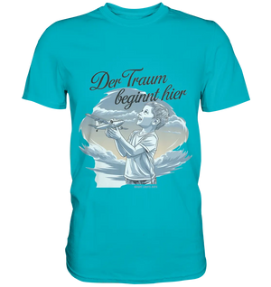 Der Traum beginnt hier – Inspiration & Kindheitserinnerungen - Premium Shirt Bright Lights Arts