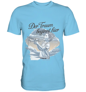 Der Traum beginnt hier – Inspiration & Kindheitserinnerungen - Premium Shirt Bright Lights Arts