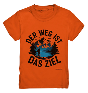 Der Weg ist das Ziel – Abenteuer & Natur erleben - Kids Premium Shirt Bright Lights Arts