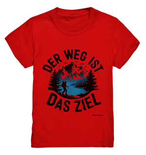 Der Weg ist das Ziel – Abenteuer & Natur erleben - Kids Premium Shirt Bright Lights Arts