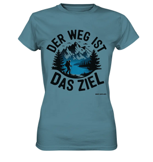 Der Weg ist das Ziel – Abenteuer & Natur erleben - Ladies Premium Shirt Bright Lights Arts