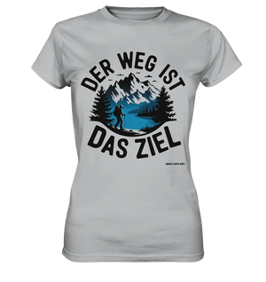 Der Weg ist das Ziel – Abenteuer & Natur erleben - Ladies Premium Shirt Bright Lights Arts
