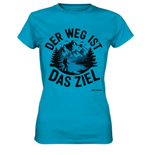 Der Weg ist das Ziel – Abenteuer & Natur erleben - Ladies Premium Shirt Bright Lights Arts