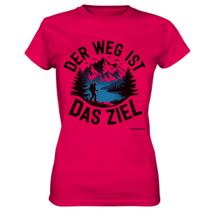 Der Weg ist das Ziel – Abenteuer & Natur erleben - Ladies Premium Shirt Bright Lights Arts