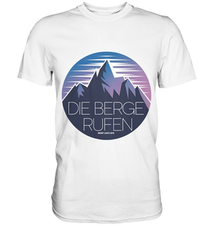 Die Berge rufen – Ein Abenteuer wartet! - Premium Shirt Bright Lights Arts