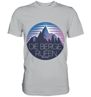 Die Berge rufen – Ein Abenteuer wartet! - Premium Shirt Bright Lights Arts