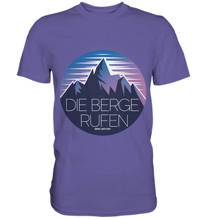 Die Berge rufen – Ein Abenteuer wartet! - Premium Shirt Bright Lights Arts