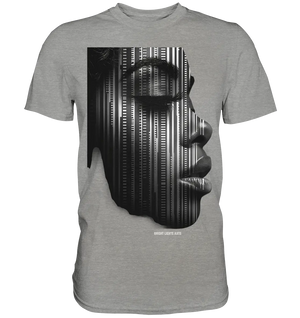 Digitale Identität – Moderne Kunst zwischen Mensch & Code - Premium Shirt Bright Lights Arts