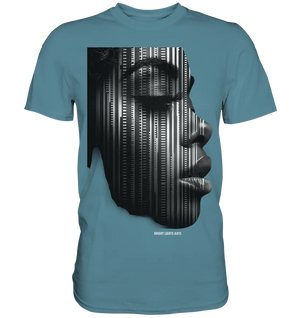 Digitale Identität – Moderne Kunst zwischen Mensch & Code - Premium Shirt Bright Lights Arts