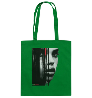 Digitales Mysterium: Fragmentierte Schönheit - Baumwolltasche Bright Lights Arts