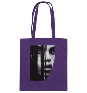 Digitales Mysterium: Fragmentierte Schönheit - Baumwolltasche Bright Lights Arts