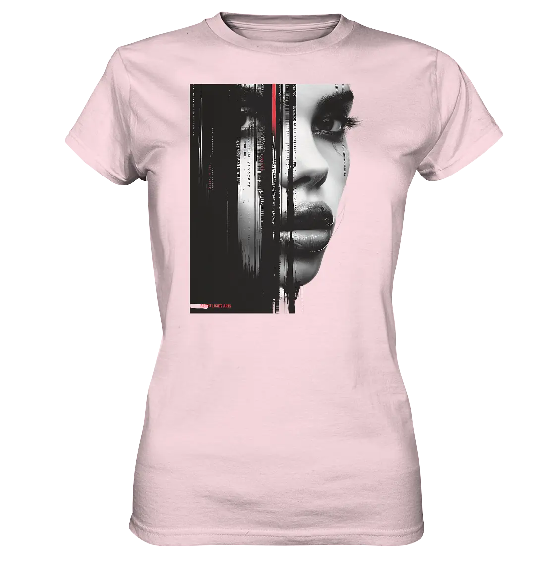 Digitales Mysterium: Fragmentierte Schönheit - Ladies Premium Shirt Bright Lights Arts