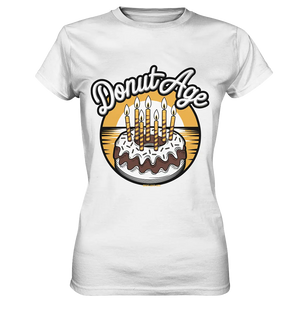 Donut Age - Süße Feiern mit Humor - Ladies Premium Shirt Bright Lights Arts