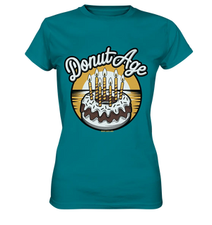 Donut Age - Süße Feiern mit Humor - Ladies Premium Shirt Bright Lights Arts