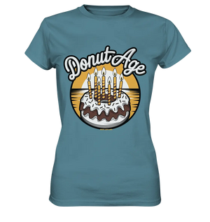 Donut Age - Süße Feiern mit Humor - Ladies Premium Shirt Bright Lights Arts
