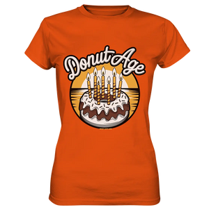 Donut Age - Süße Feiern mit Humor - Ladies Premium Shirt Bright Lights Arts