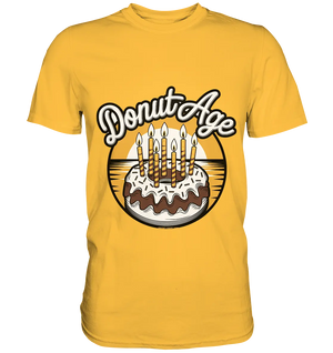 Donut Age - Süße Feiern mit Humor - Premium Shirt Bright Lights Arts
