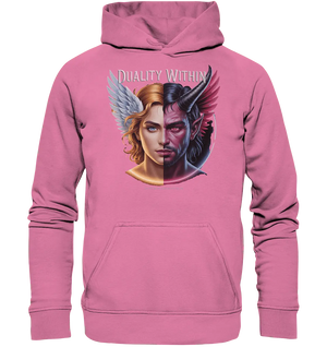 Dualität in uns – Engel & Dämon im Gleichgewicht ???????? - Basic Unisex Hoodie - Bright Lights Arts