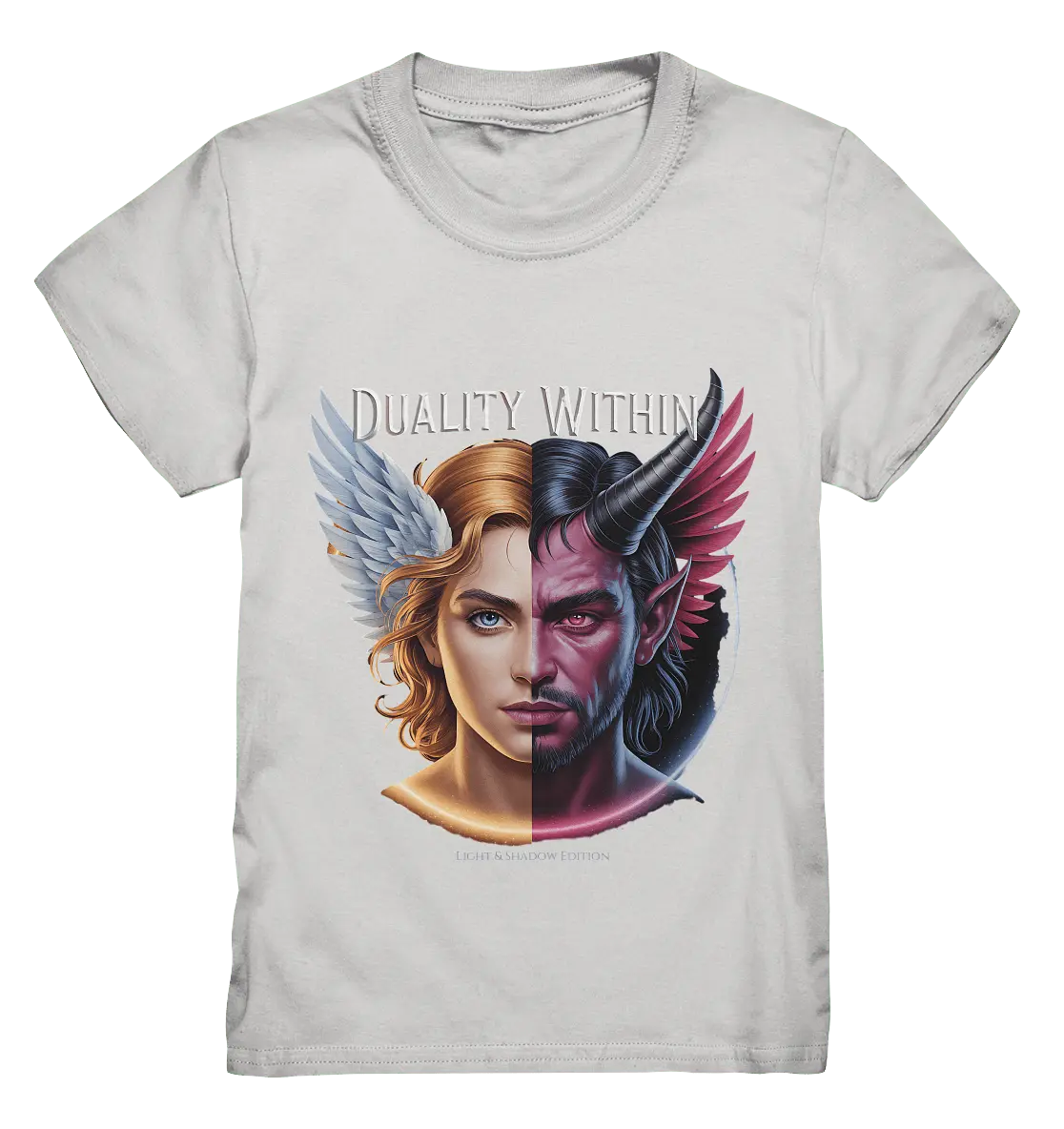 Dualität in uns – Engel & Dämon im Gleichgewicht ???????? - Kids Premium Shirt - Bright Lights Arts