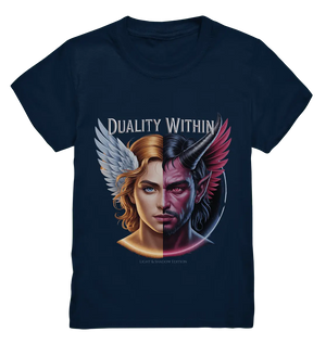 Dualität in uns – Engel & Dämon im Gleichgewicht ???????? - Kids Premium Shirt - Bright Lights Arts