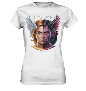 Dualität in uns – Engel & Dämon im Gleichgewicht ???????? - Ladies Premium Shirt - Bright Lights Arts