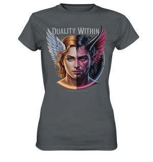 Dualität in uns – Engel & Dämon im Gleichgewicht ???????? - Ladies Premium Shirt - Bright Lights Arts