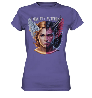 Dualität in uns – Engel & Dämon im Gleichgewicht ???????? - Ladies Premium Shirt - Bright Lights Arts