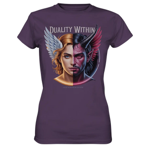 Dualität in uns – Engel & Dämon im Gleichgewicht ???????? - Ladies Premium Shirt - Bright Lights Arts