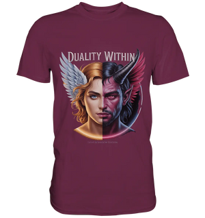 Dualität in uns – Engel & Dämon im Gleichgewicht ???????? - Premium Shirt - Bright Lights Arts