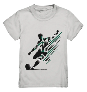 Dynamic Soccer Kick – Modernes Fußball-Design voller Energie - Kids Premium Shirt Bright Lights Arts