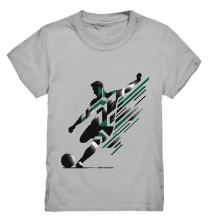Dynamic Soccer Kick – Modernes Fußball-Design voller Energie - Kids Premium Shirt Bright Lights Arts