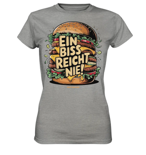 Ein Biss reicht nie – Der ultimative Burger - Ladies Premium Shirt Bright Lights Arts