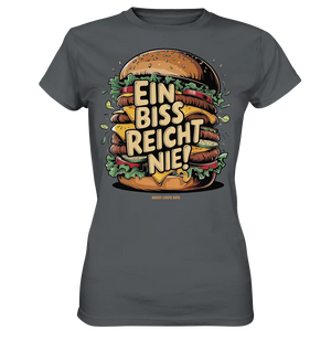 Ein Biss reicht nie – Der ultimative Burger - Ladies Premium Shirt Bright Lights Arts
