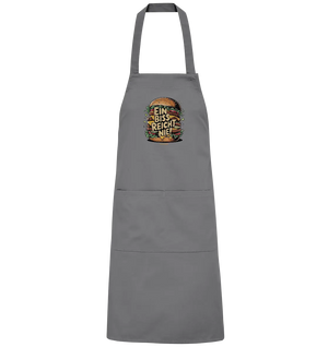 Ein Biss reicht nie – Der ultimative Burger - Organic Grillschürze Bright Lights Arts