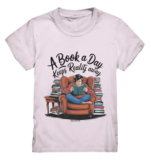 Ein Buch am Tag – Fantasie statt Realität - Kids Premium Shirt Bright Lights Arts
