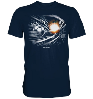 Energie-Fußball – Explosion der Dynamik - Premium Shirt Bright Lights Arts