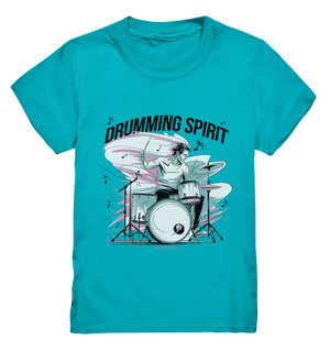Energie am Schlagzeug - Kids Premium Shirt Bright Lights Arts