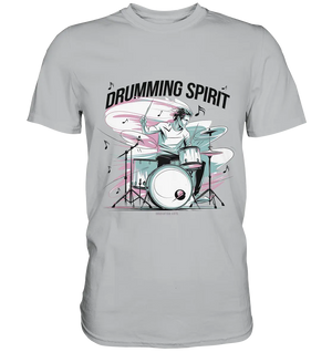 Energie am Schlagzeug - Premium Shirt Bright Lights Arts